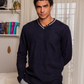 Men's navy blue pajamas