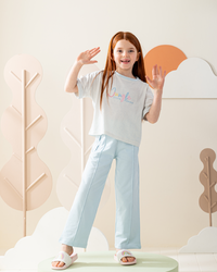 بيجاما بنطلون سمر ميلتون و توب نص كم الاميره الصغيره