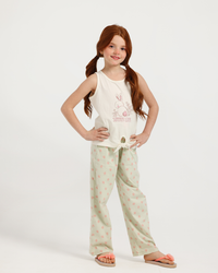Summer lover girls pajama in pastel florals