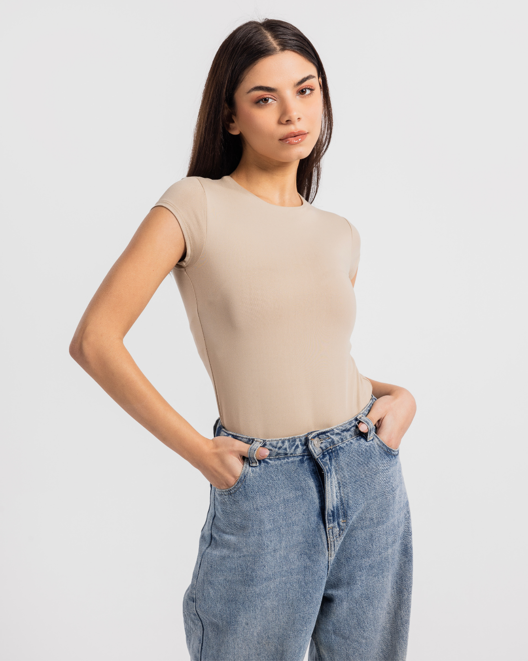 Polyamide كاش حريمي نص كم