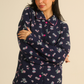Women's quilted floral pajama set