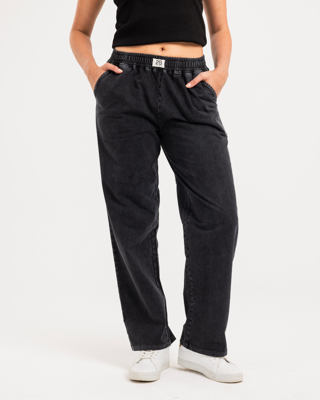 Acid Washed Sweatpants Summer Melton