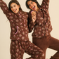 Woodland Bloom Soft Collar Women Pajama