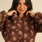Woodland Bloom Soft Collar Women Pajama