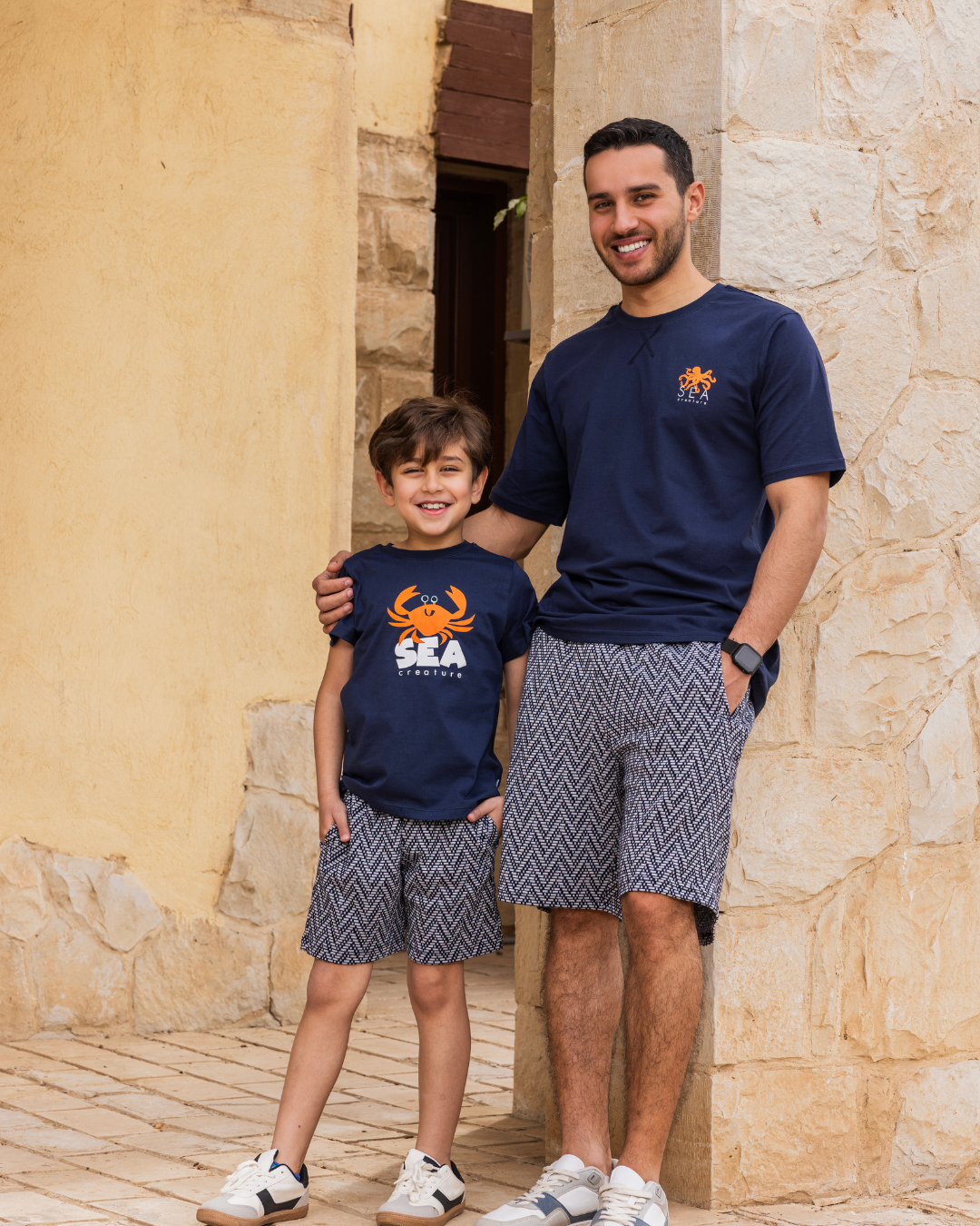 Octopus the sea creature بيجاما رجالي شورت