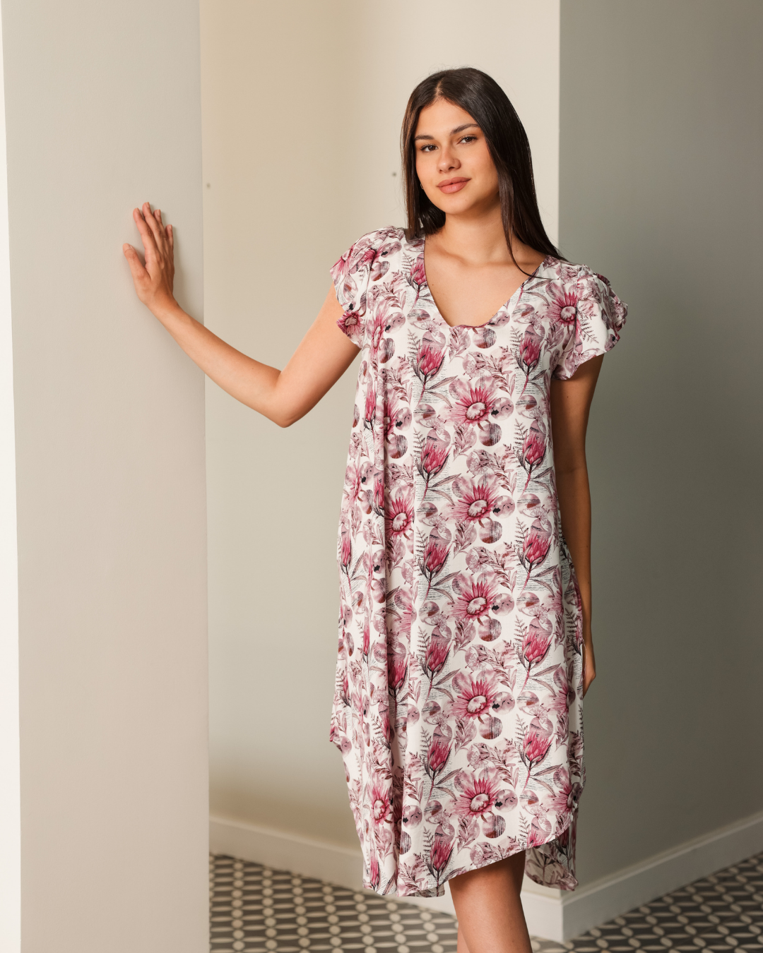 753 قميص فسكوز قصير