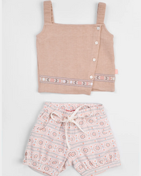 Ciao Bella  بيجامه بناتي شورت مطبوع