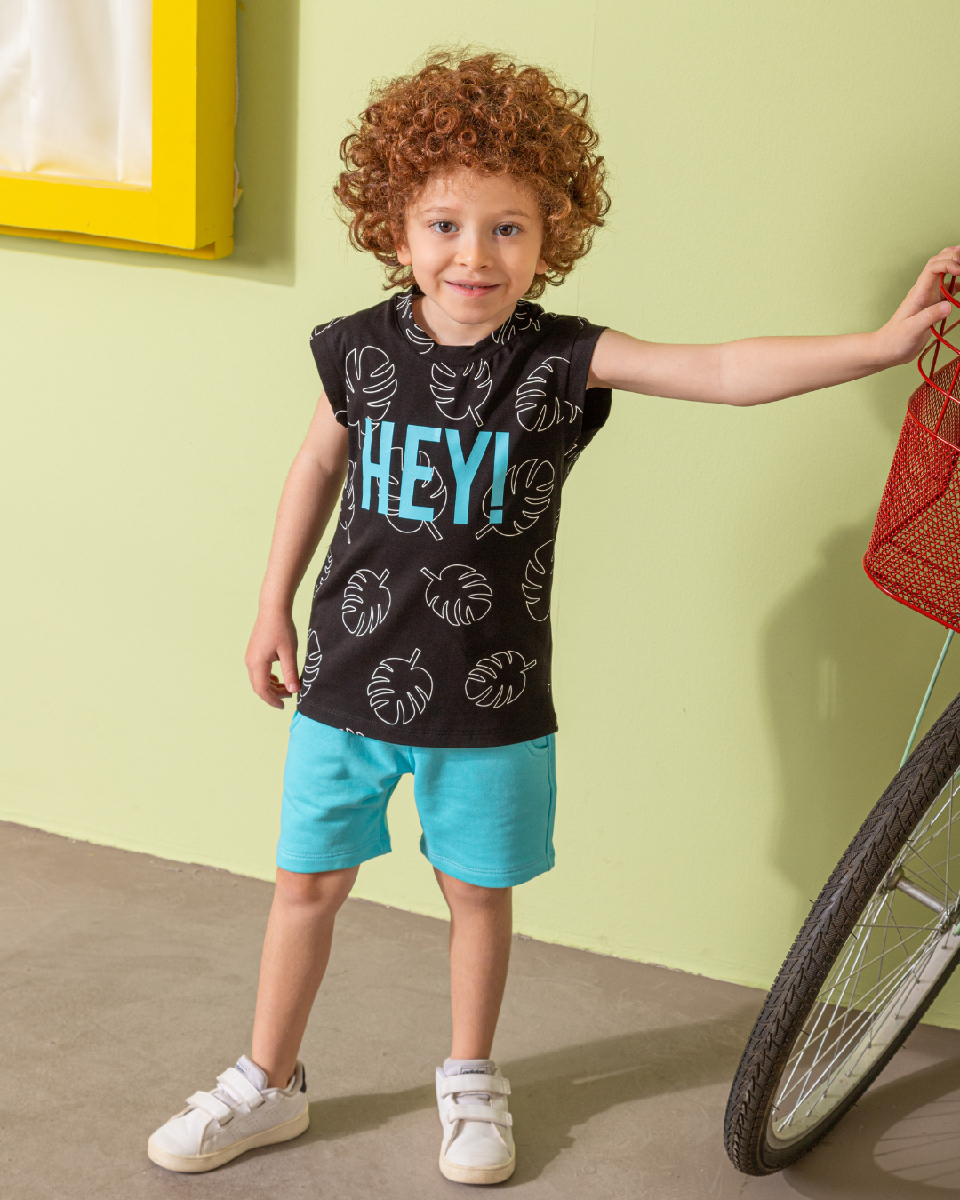 HEY بيجامه اولادي وسط كات