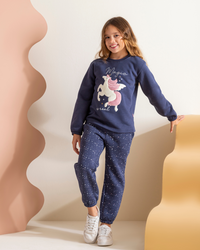 Magic Unicorn بيجاما بناتي كُم طويل