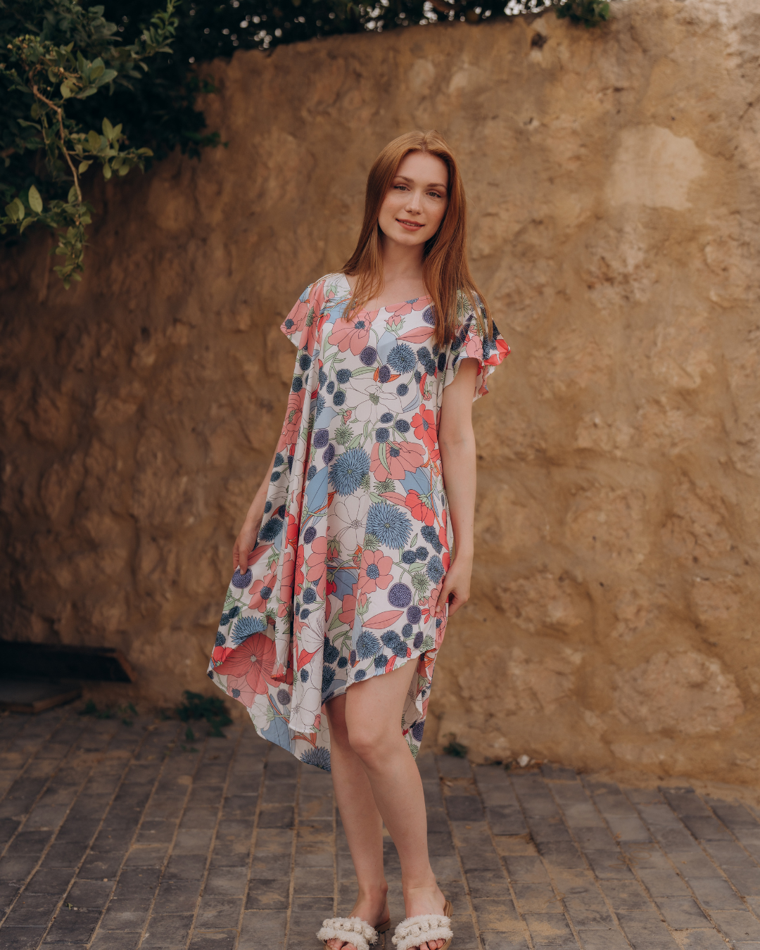 Short viscose shirt 107