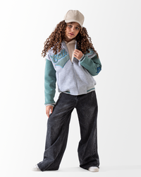 CALIFORNIA جاكيت بيسبول  146 زيتي