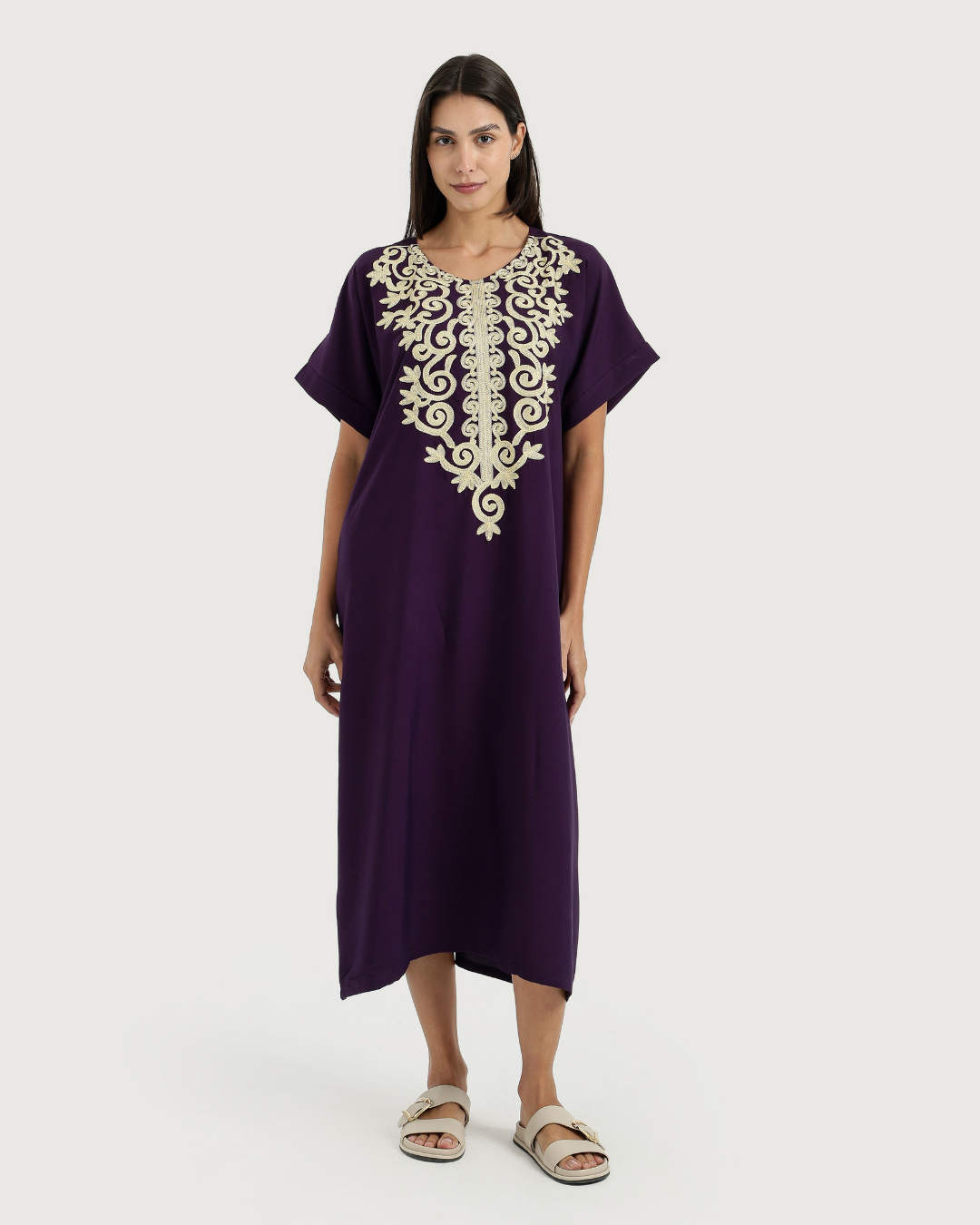 قميص داكرون شانيل مطرز 001