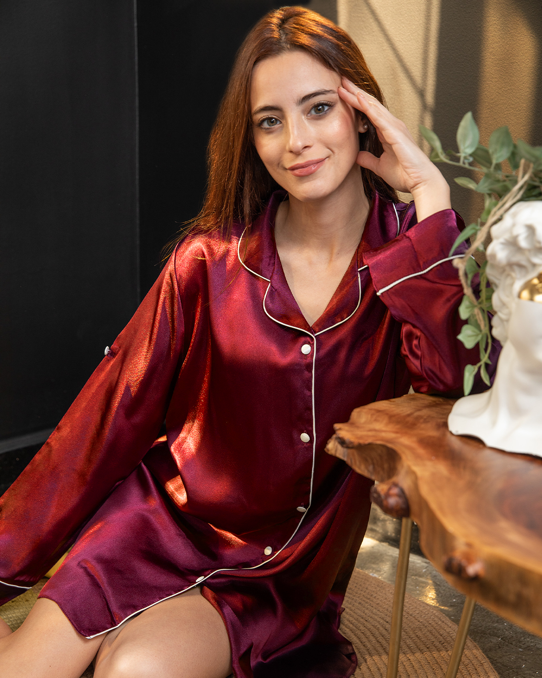 نايت شيرت حريمي قصير ستان بكم