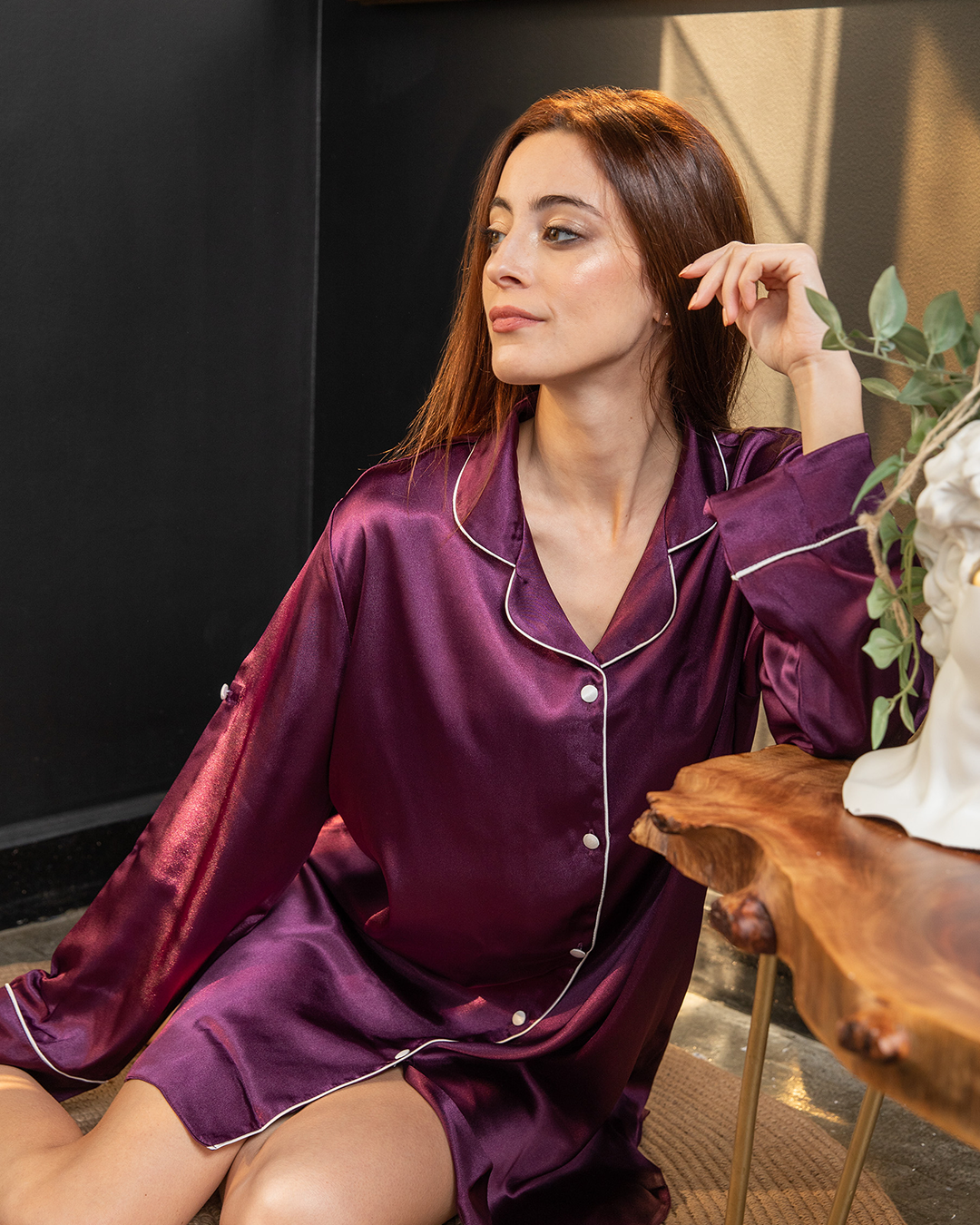 نايت شيرت حريمي قصير ستان بكم