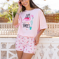 Women's pajamas over size flamingo