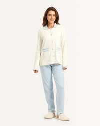 بيجاما حريمى زراير جيبين