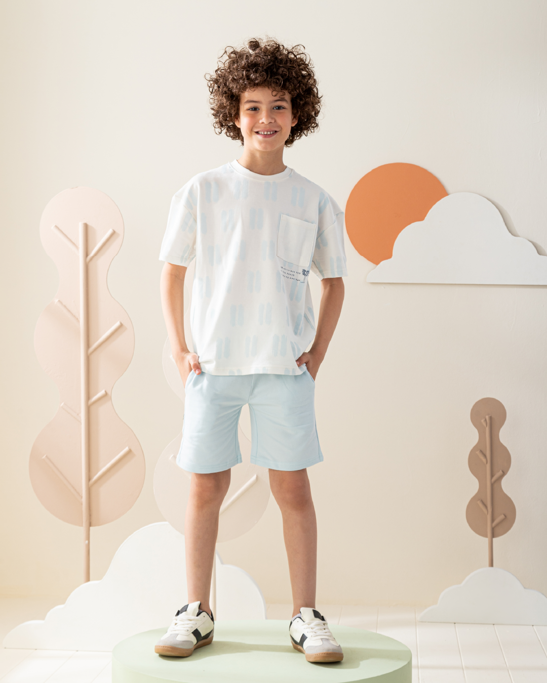 بيجاما شورت سمر ميلتون و توب نص كُم