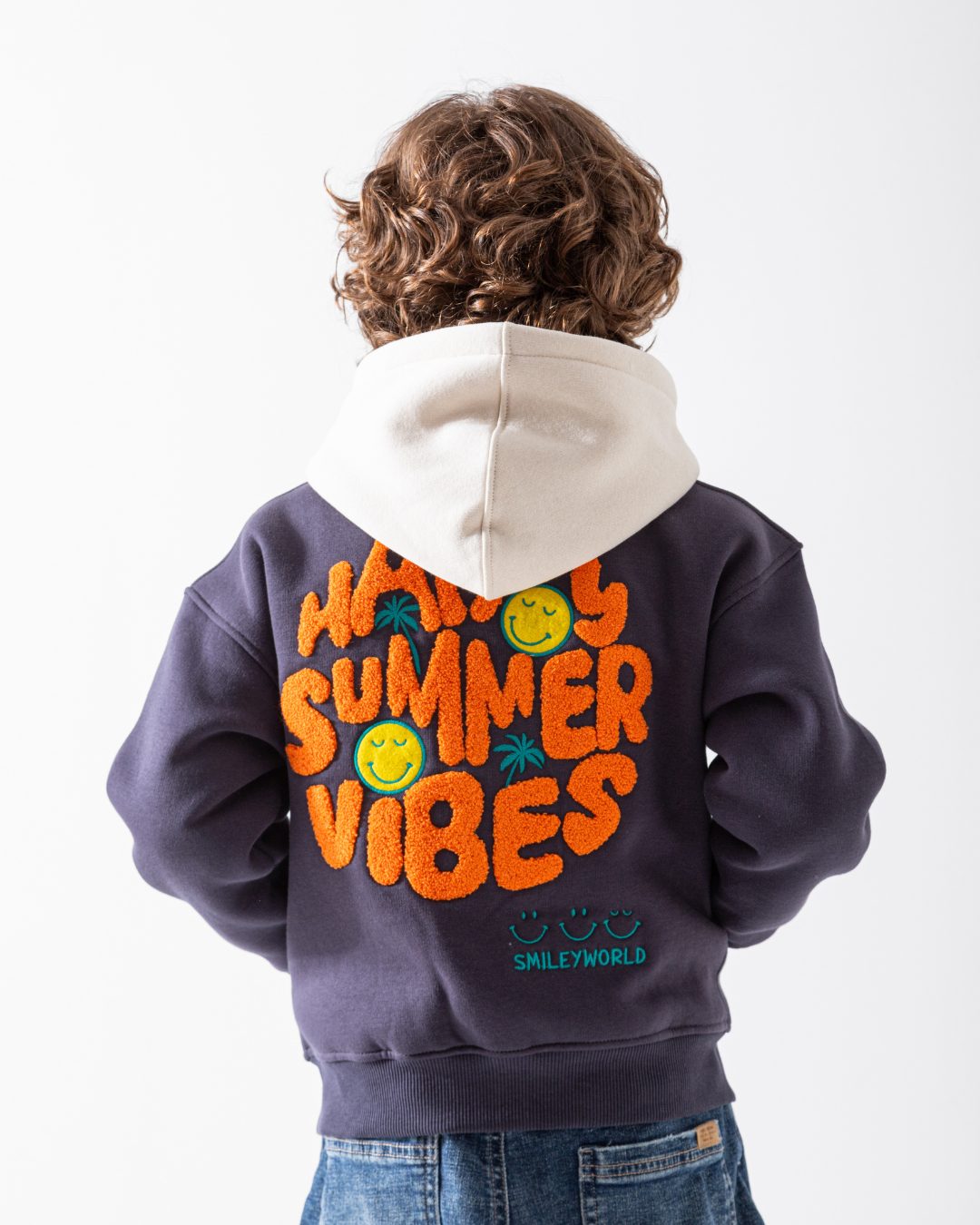 Happy Summer vibes سويت تيشرت بيسبول