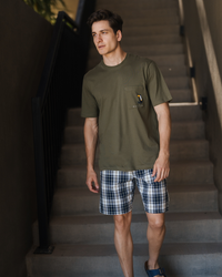 Toucan Pocket  بيجاما رجالي نُص كُم