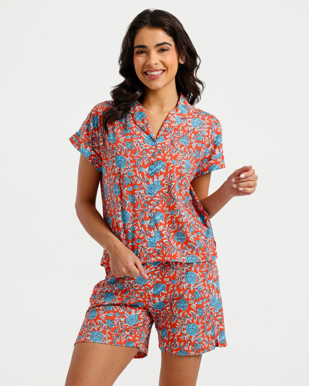 Classic Pajama with Buttons Modal Cotton