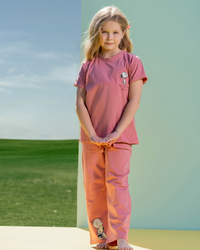 Snopy Friends Girls' pajama half sleeve pants