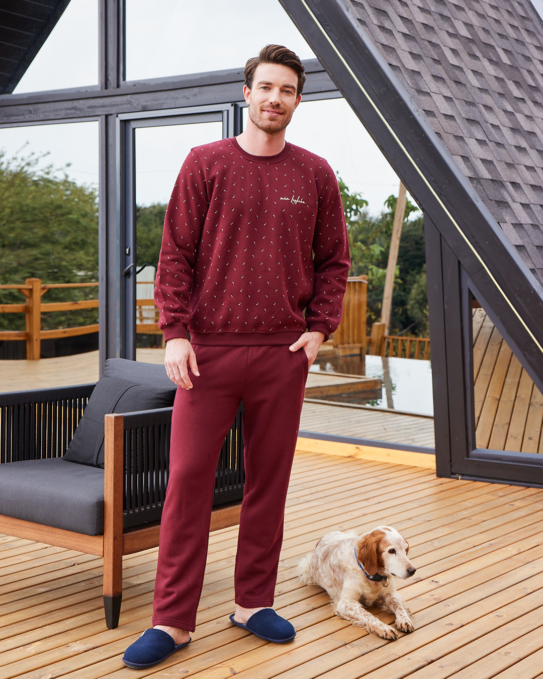 Men fashion بيجاما رجالي ميلتون كُم طويل