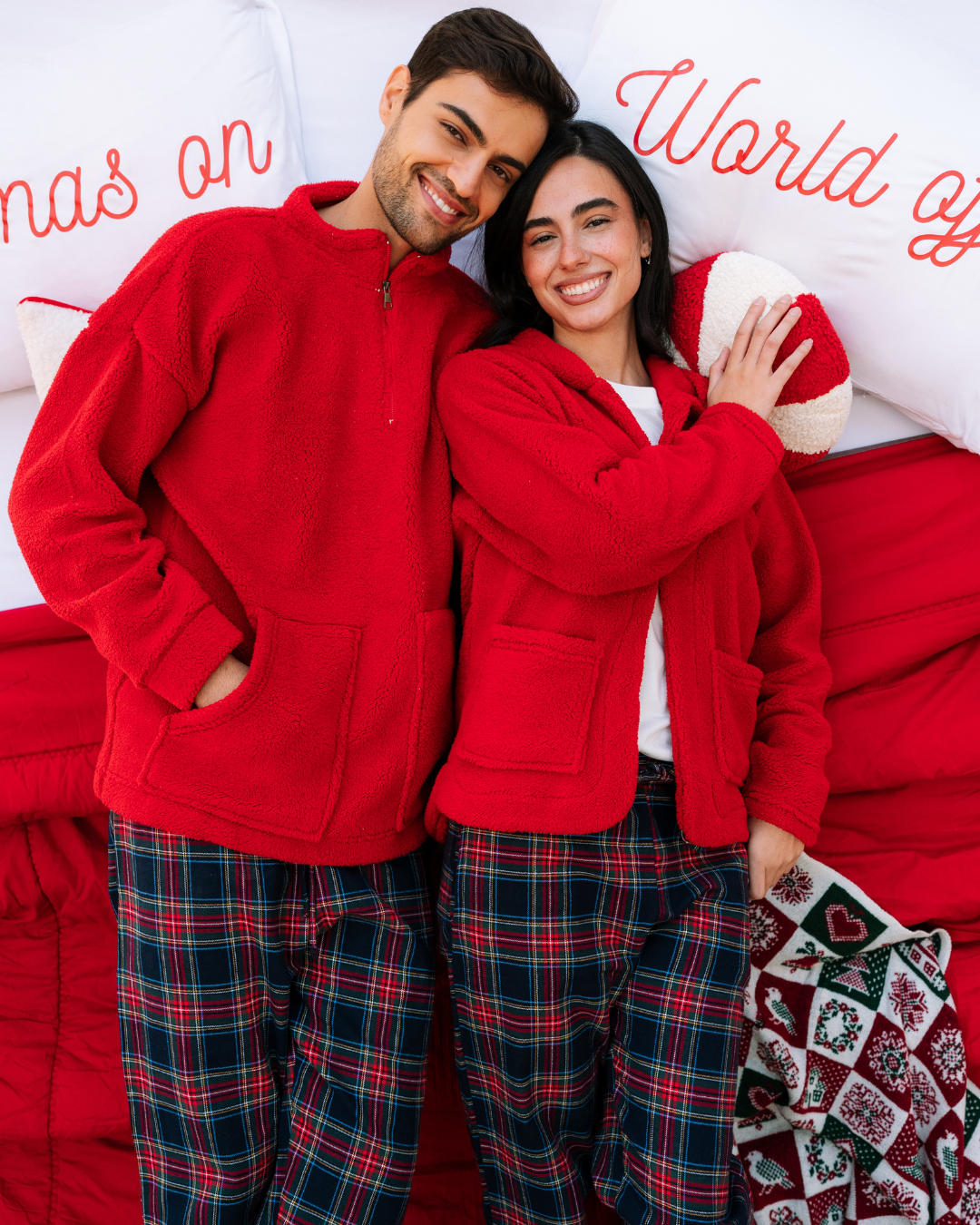 3-piece Christmas Vibes Pajamas