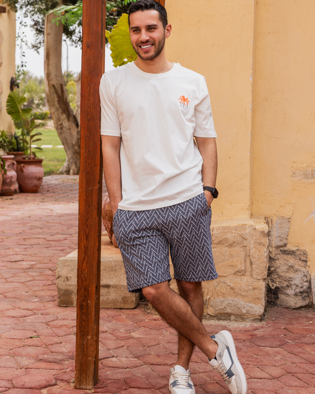 Octopus the sea creature بيجاما رجالي شورت