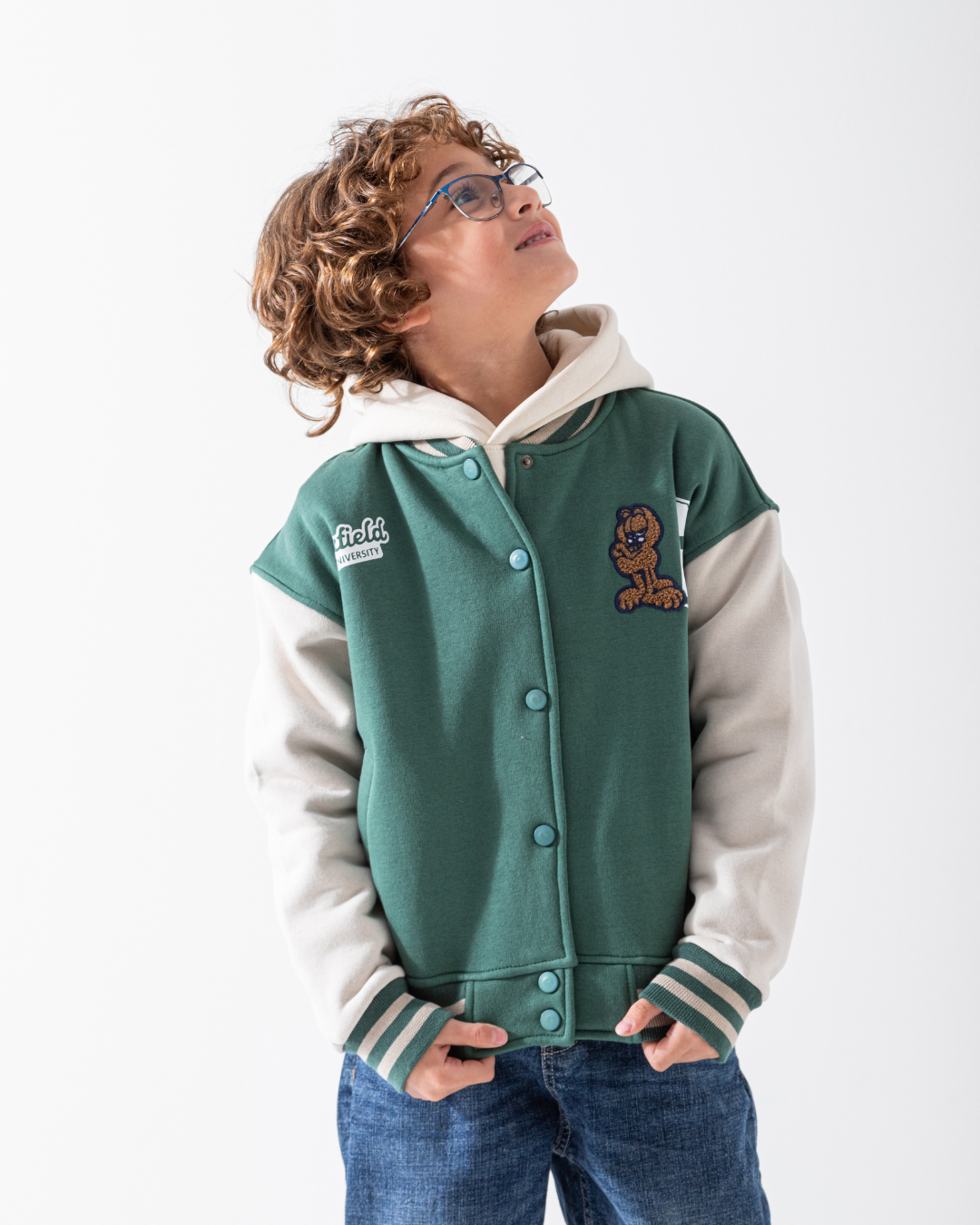 Garfiled سويت تيشرت بيسبول