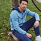 Men's Milton pajamas with a zipper and a cabochon