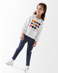 Hearts بيجاما بناتي وسط