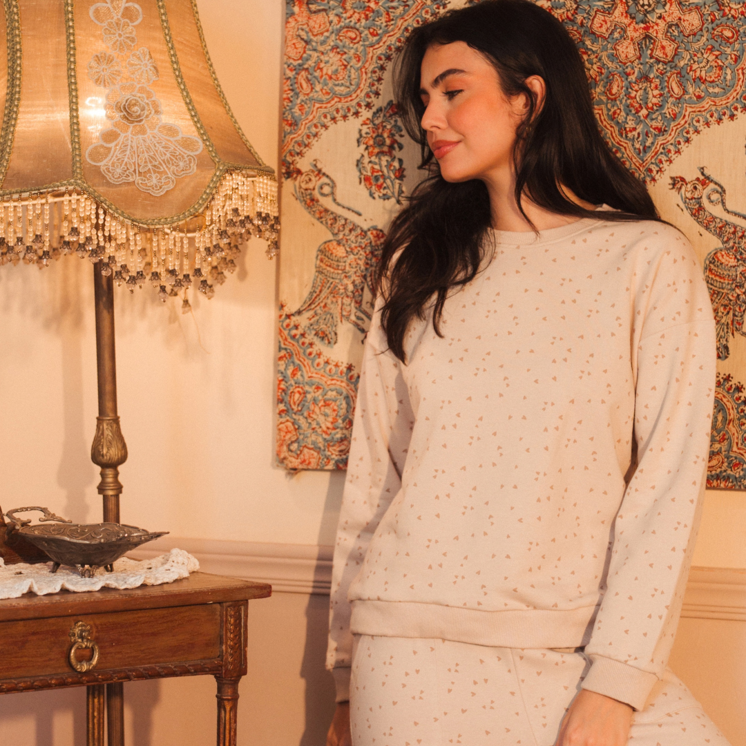 بيجاماحريمي بألوان شتوية دافئة