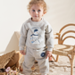 Climb Hight Baby boy Melton  * jacquard capotonette Pajama