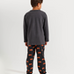 Wild Fox Pajama in Warm Colors