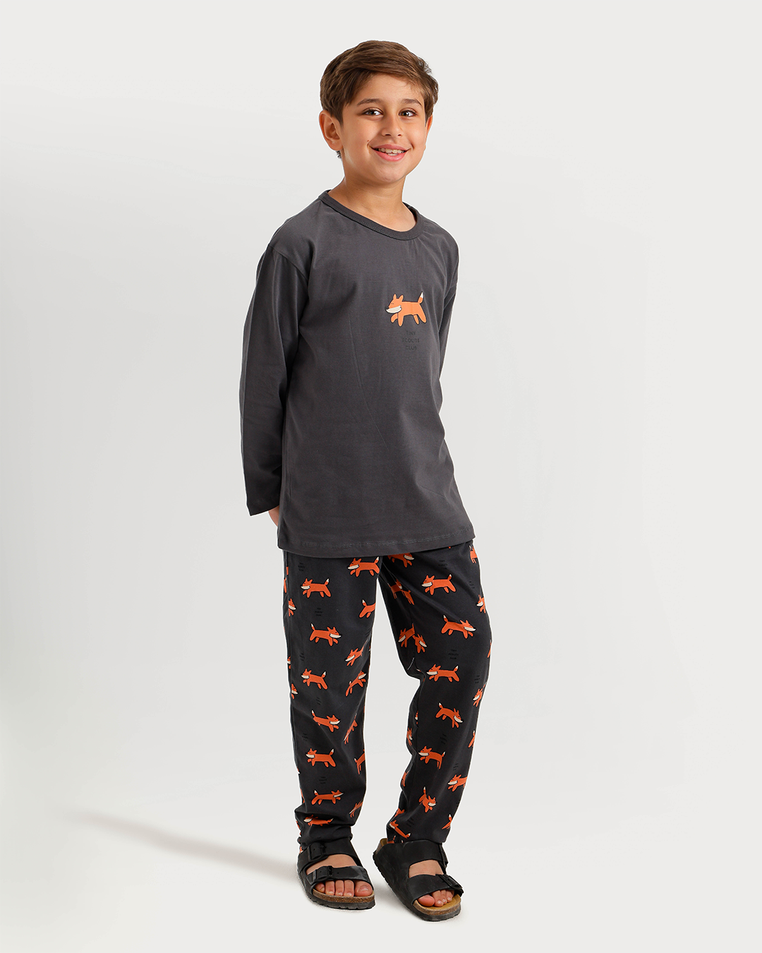 Wild Fox Pajama in Warm Colors