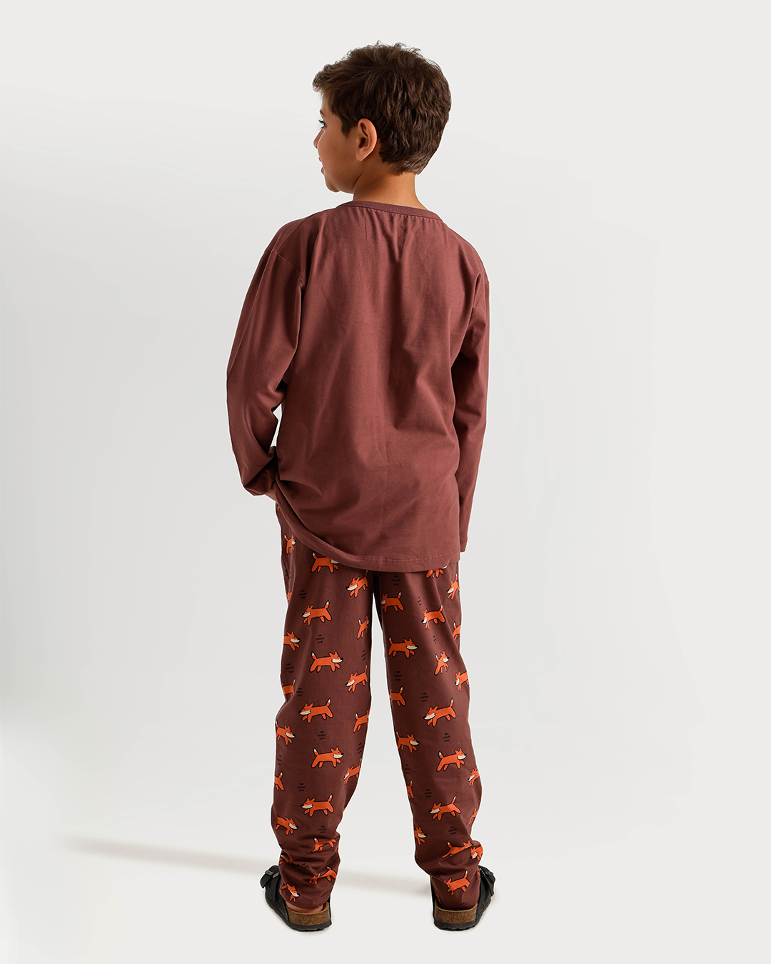 Wild Fox Pajama in Warm Colors