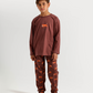 Wild Fox Pajama in Warm Colors