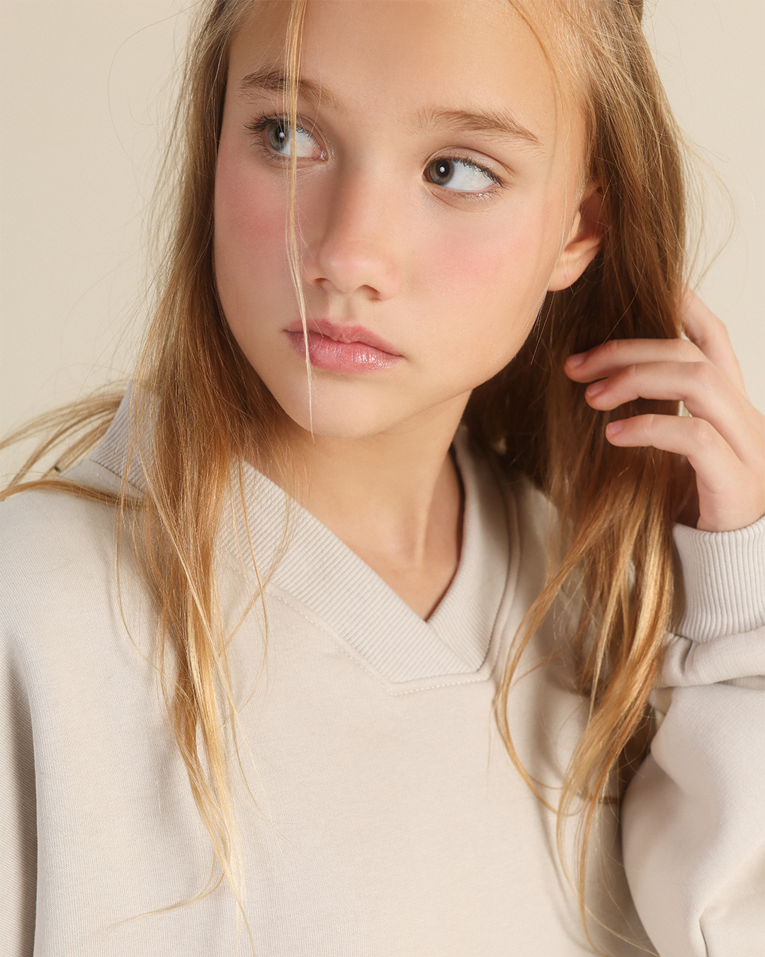 Unisex Oversized Collar Sweatshirt
