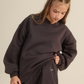 Unisex Oversized Collar Sweatshirt