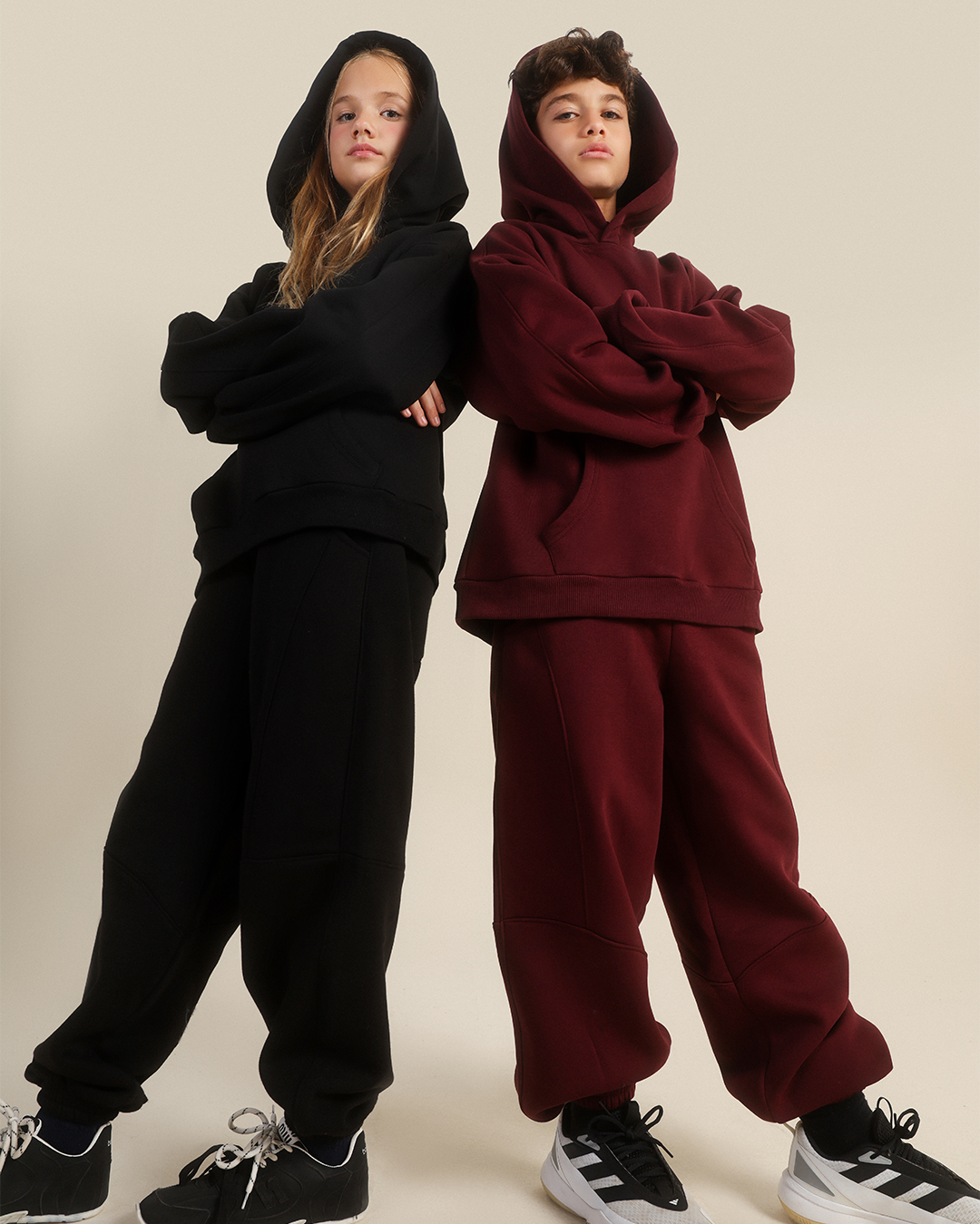 Unisex Junior Hooded Sweatshirt