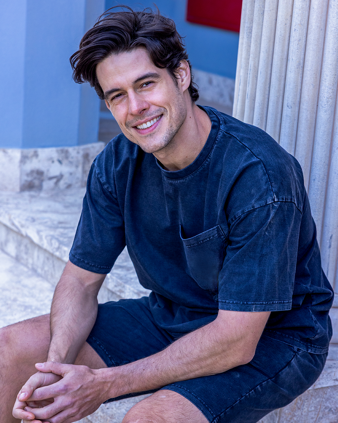 طقم شورت سمر ميلتون نص كم و جيب كبير