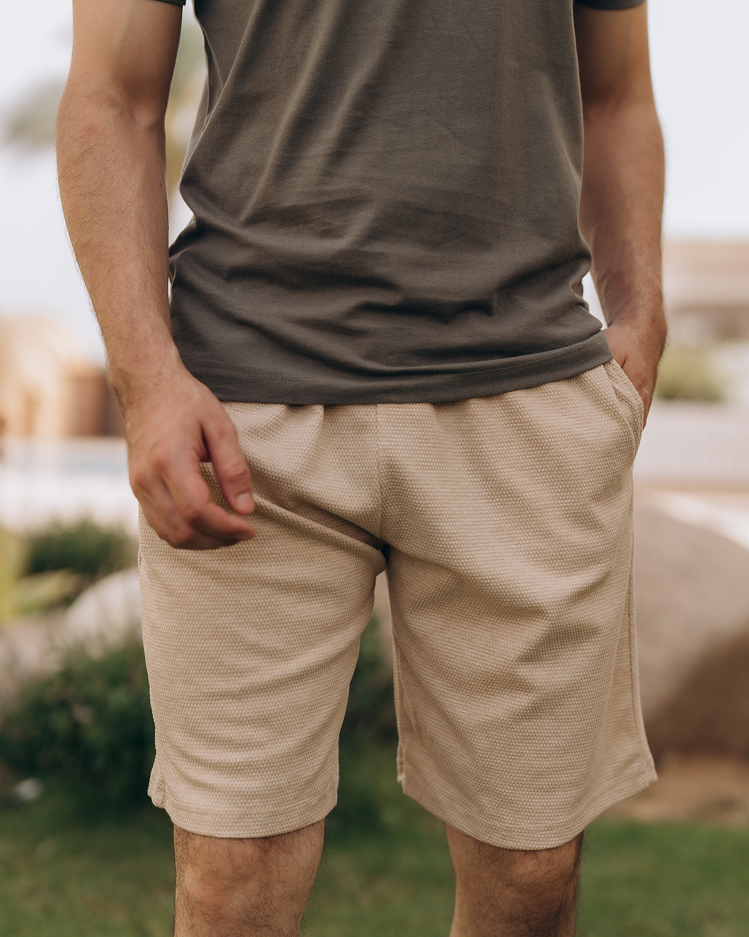 Jacquard men's shorts