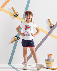 BE HAPPY Girls' pajama shorts