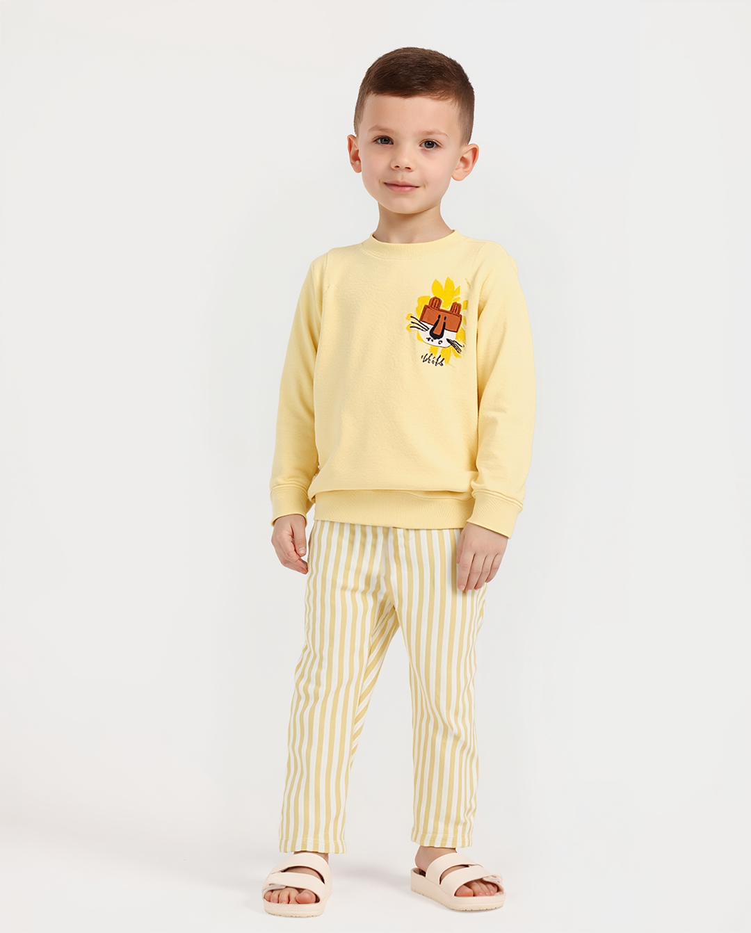 بيجاما أطفال ولادى كُم طويل الشبل الصغير