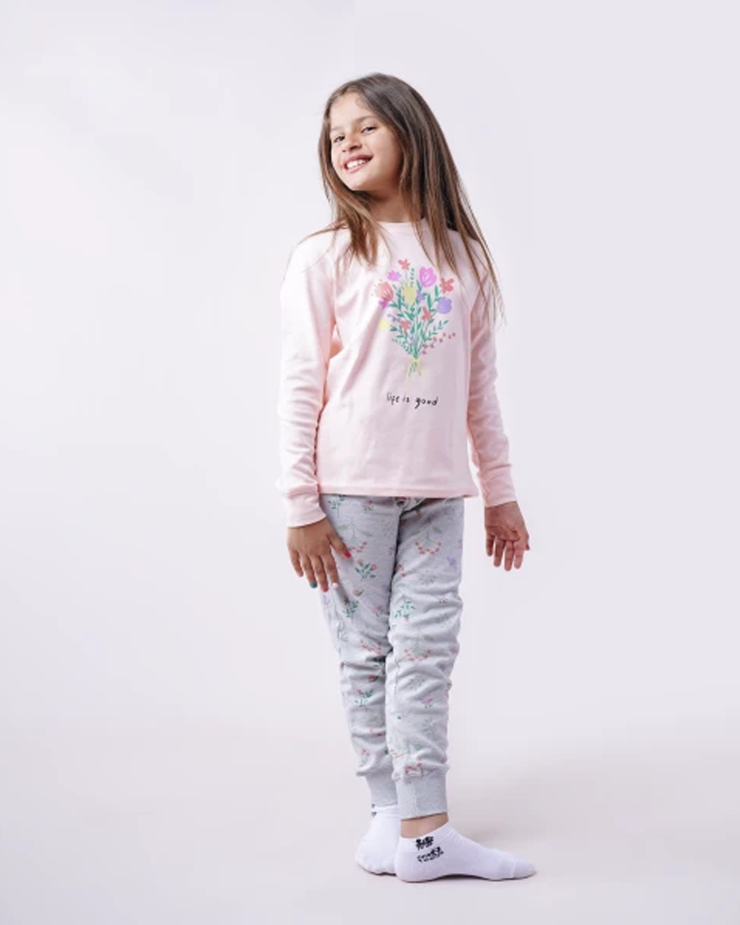 Good Life Pajamas for girls, Interlock Nine