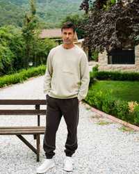 بيجاما بنطلون ميلتون و توب كم طويل بجيب