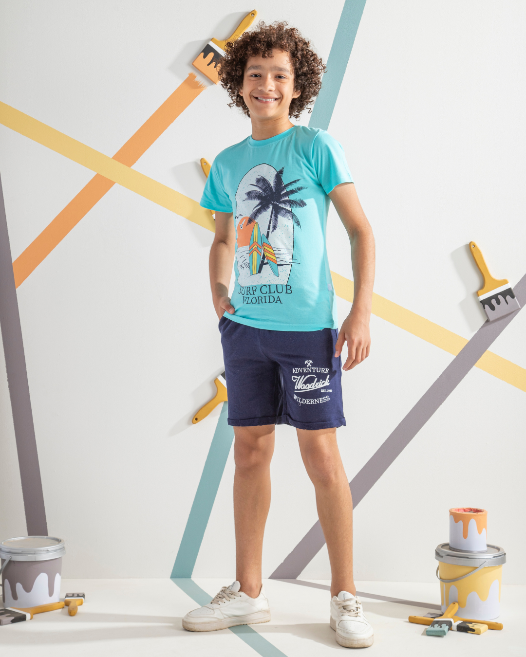 Florida بيجاما شورت اولادي جونيور