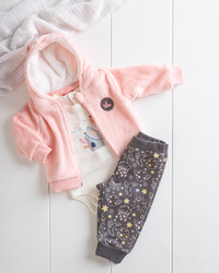 Into T girls' pajama body + jacket with capes + printed pants