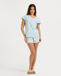 Women's chaponise pajama with shorts