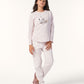 بيجامة بنطلون قطن و توب كُم طويل سنوبى